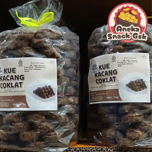PIA KACANG COKLAT AULIA / KUE KACANG COKLAT 1kg