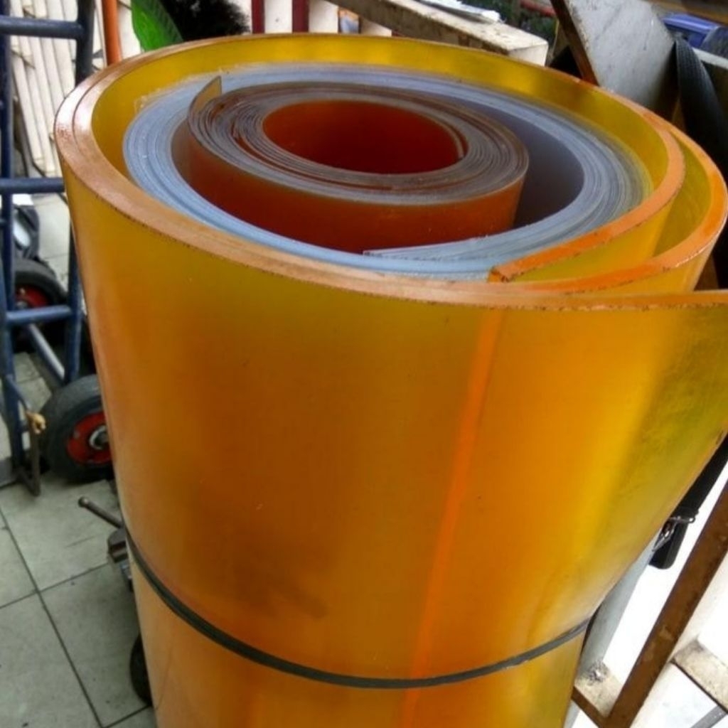 pu sheet orange 10mm x 30cm x 30cm