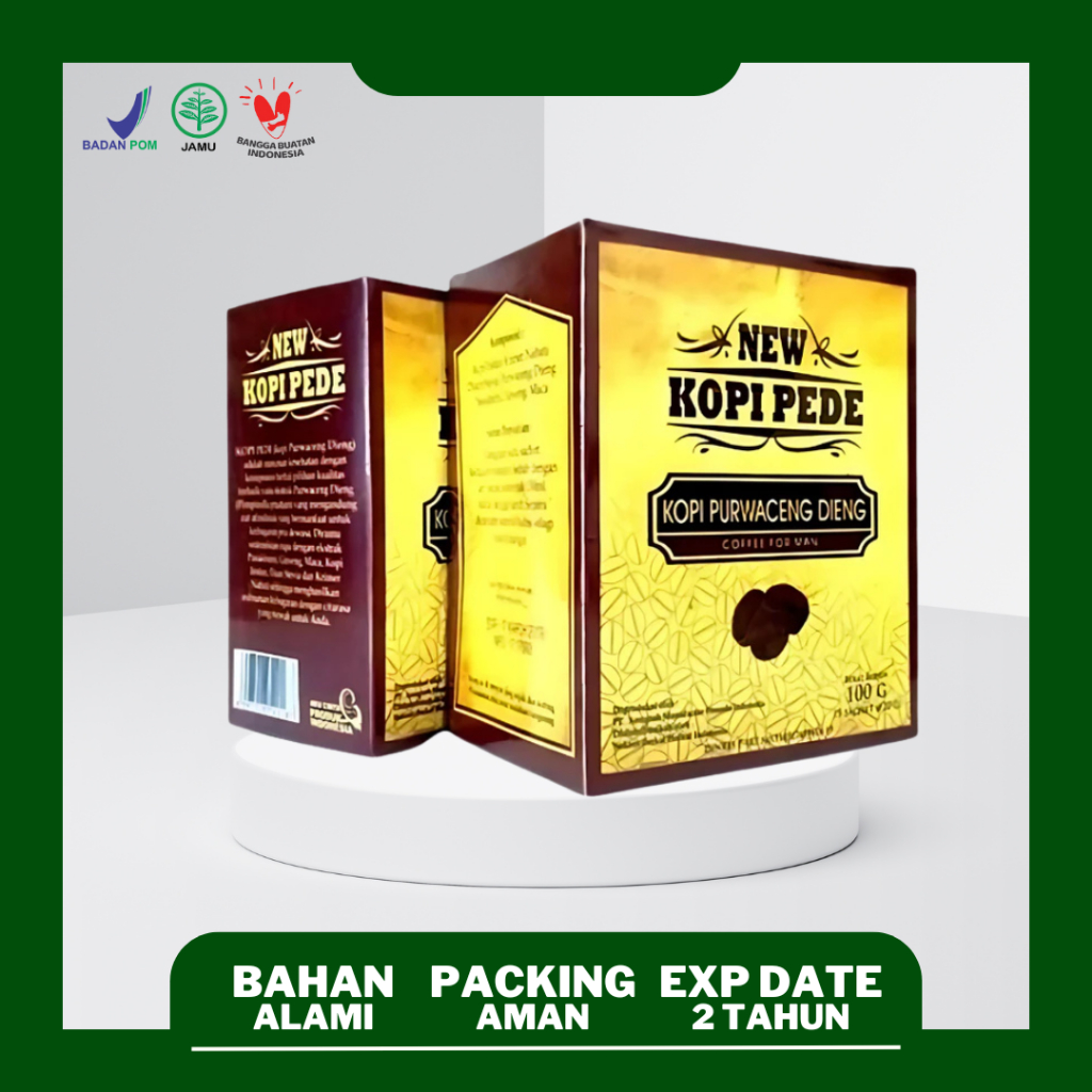 Kopi Pede Instant Bubuk purwaceng dieng Bantu Menambah Stamina Asli Original