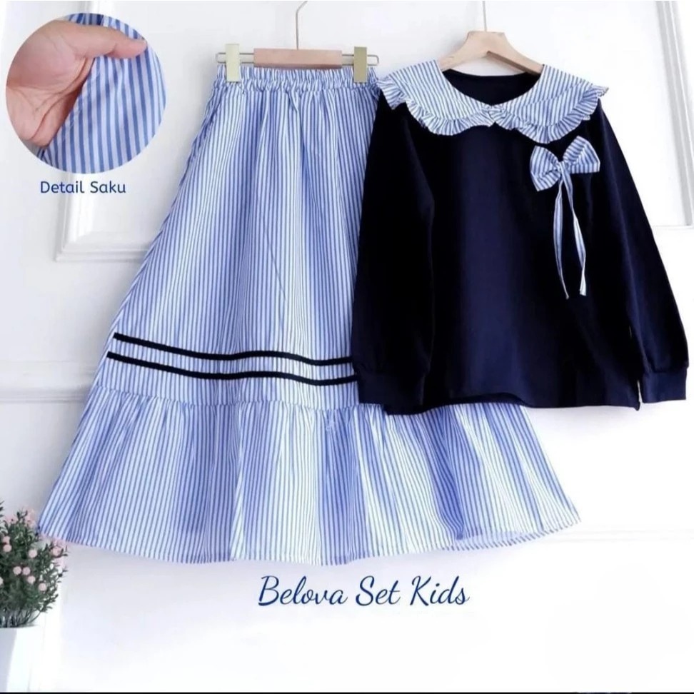 Stell Lebaran Hariraya One Set Lebaran Wanita Setcel Lebaran Tahun Satuset Stelan Oneset Tunik Wanse