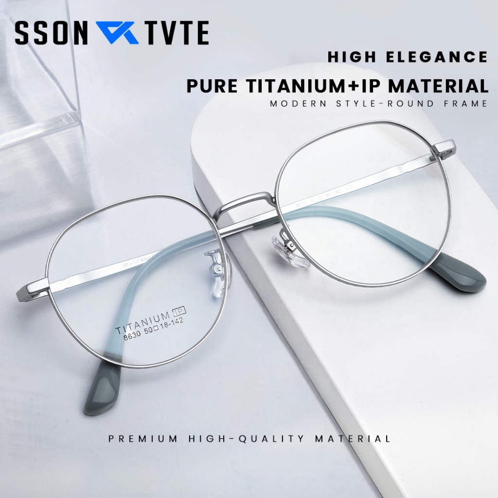 SSON TVTE Kacamata Photocromic Minus Bluecromic Anti Radiasi Blueray Kaca Mata Optik Wanita Pria Bul