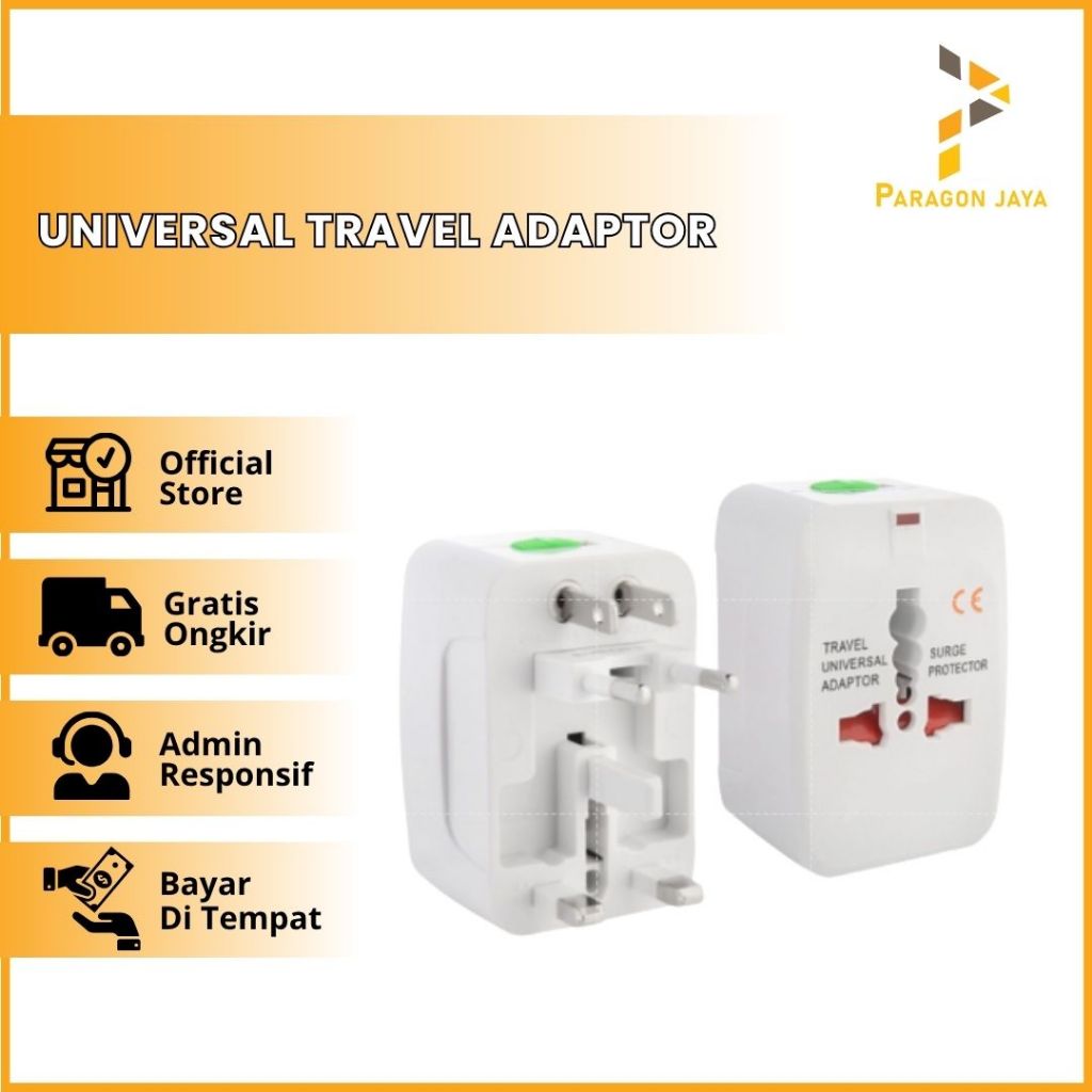 UNIVERSAL TRAVEL ADAPTOR - Stop Kontak Listrik International