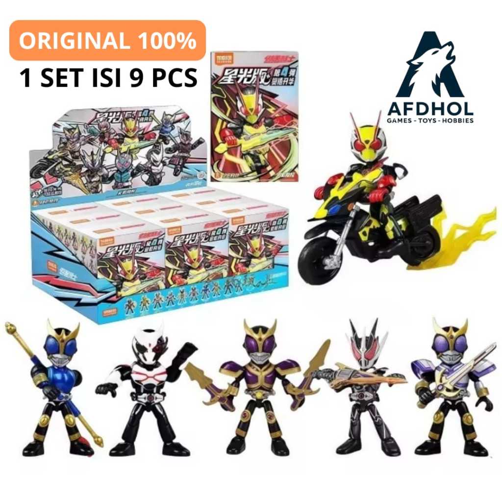 BLOKEES KAMEN RIDER STARLIGHT VERSION 04 MOTOR SATRIA BAJA HITAM ZERO ONE ZERO TWO HEISEI TITAN KUUG