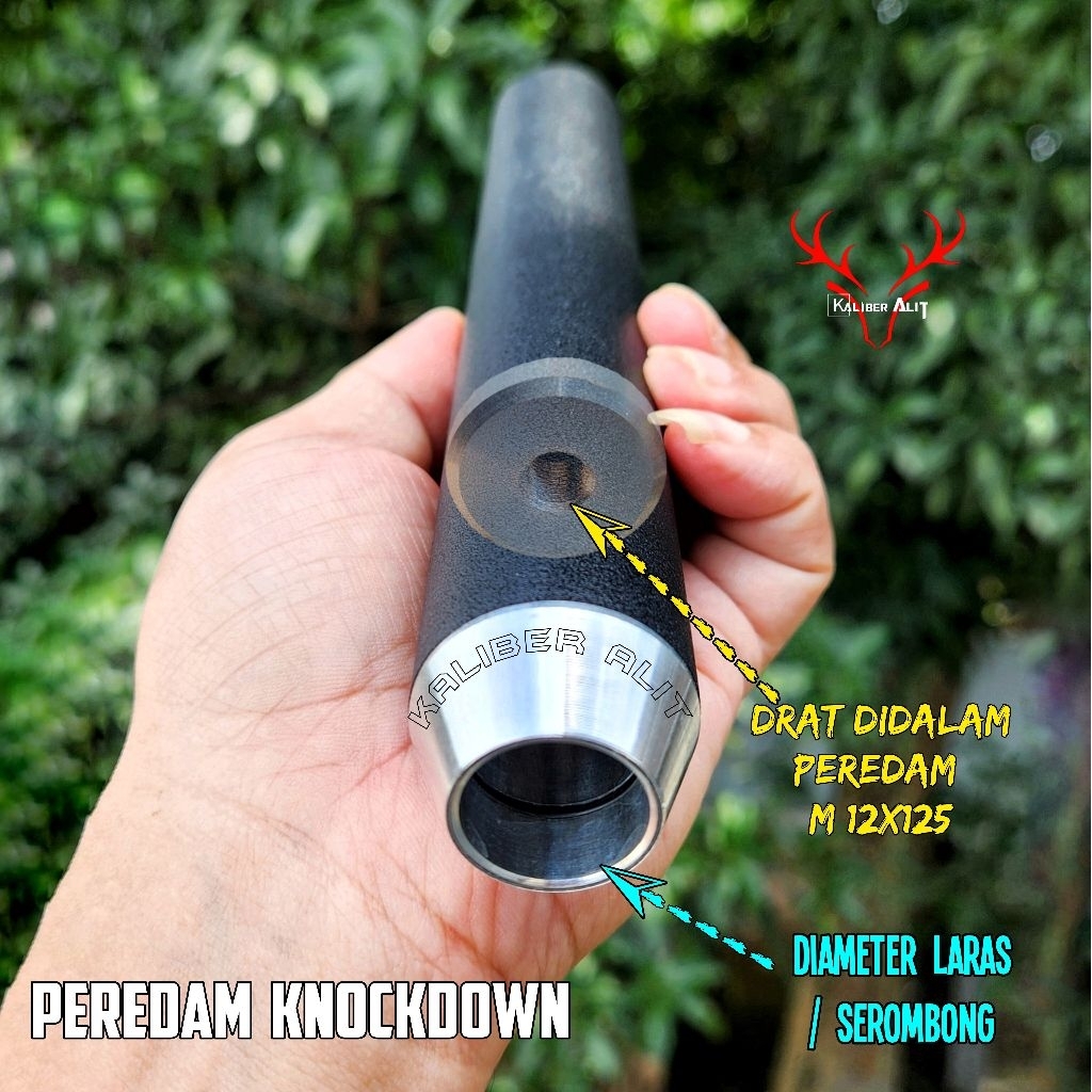 Peredam senyap knockdown untuk meredam suara