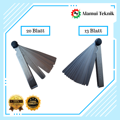 WIPRO - Feeler Gauge Blades, 13 Blatt Dan 20 Blatt