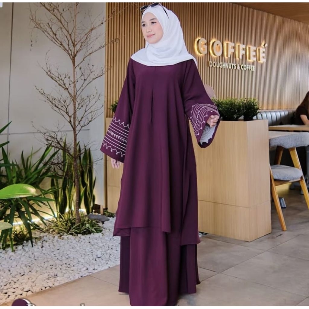 SETELAN ROK MALAY SETELAN ABAYA ONE SET GAMIS VIRAL ANTI UV ABAYA MALAYSIA 2026
