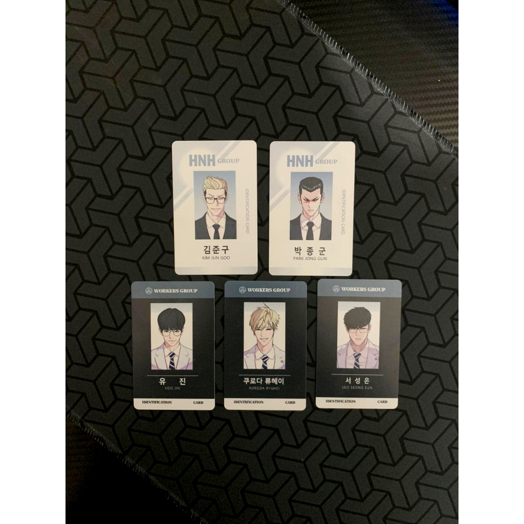ID Card Manhwa Lookism Unofficial / Kartu nama karakter lookism manhwa