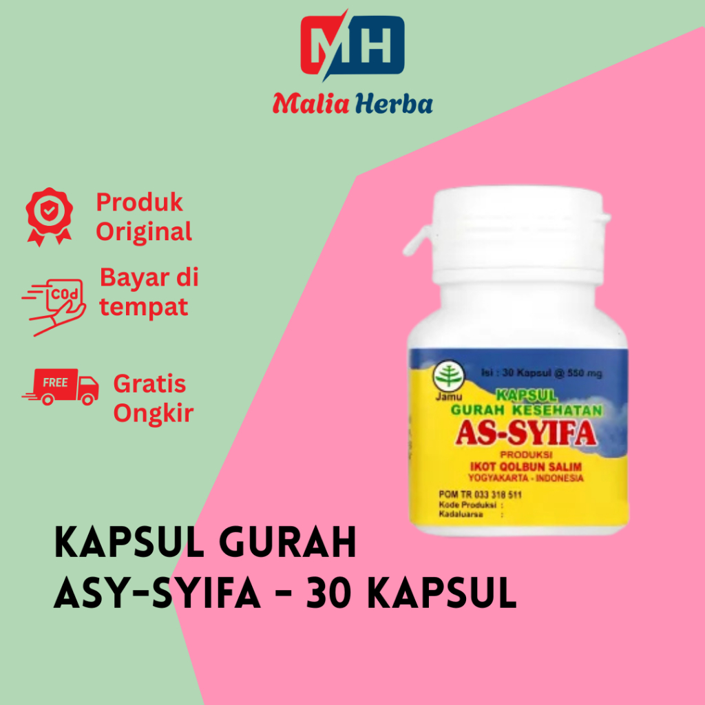 Kapsul Gurah Kesehatan | Gurah Kesehatan | Kapsul Gurah kesehatan AS-SYIFA ORIGINAL