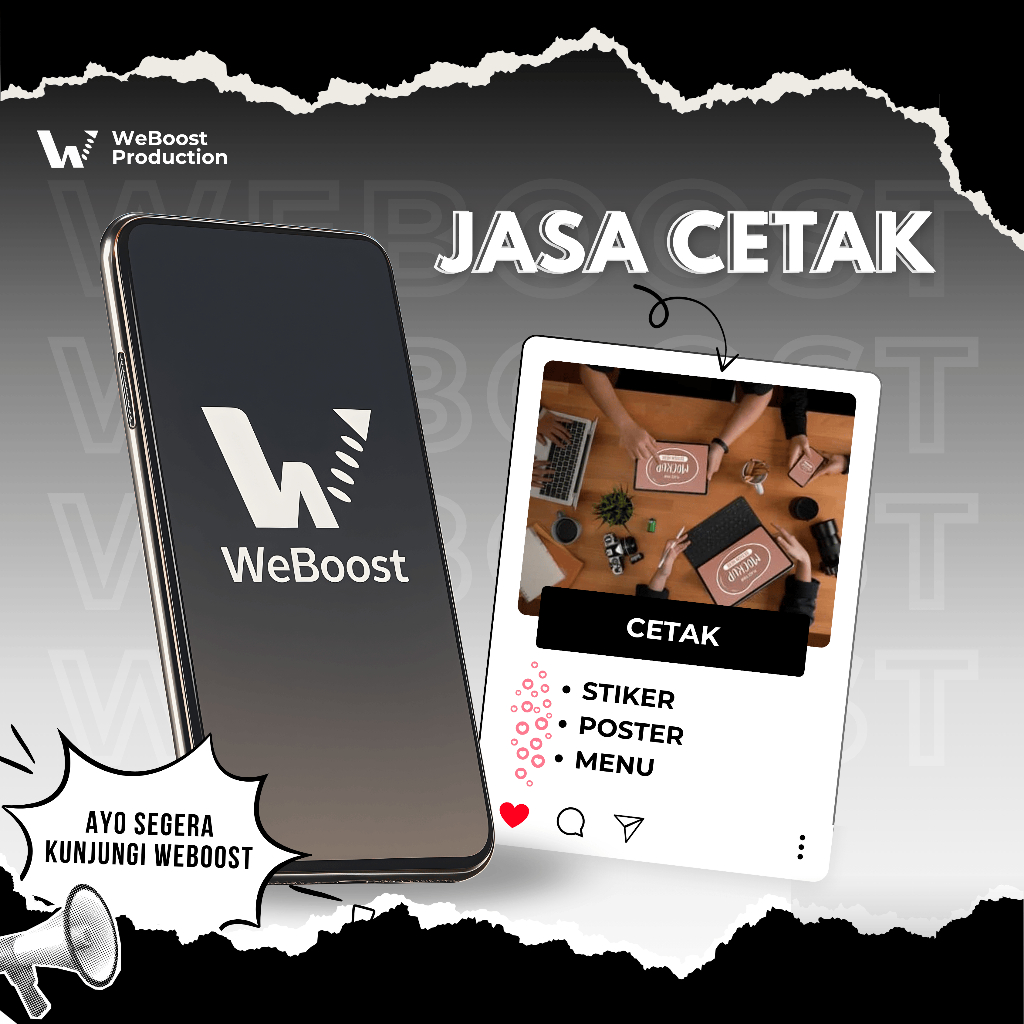 Jasa Cetak Desain Grafis | Poster & Menu