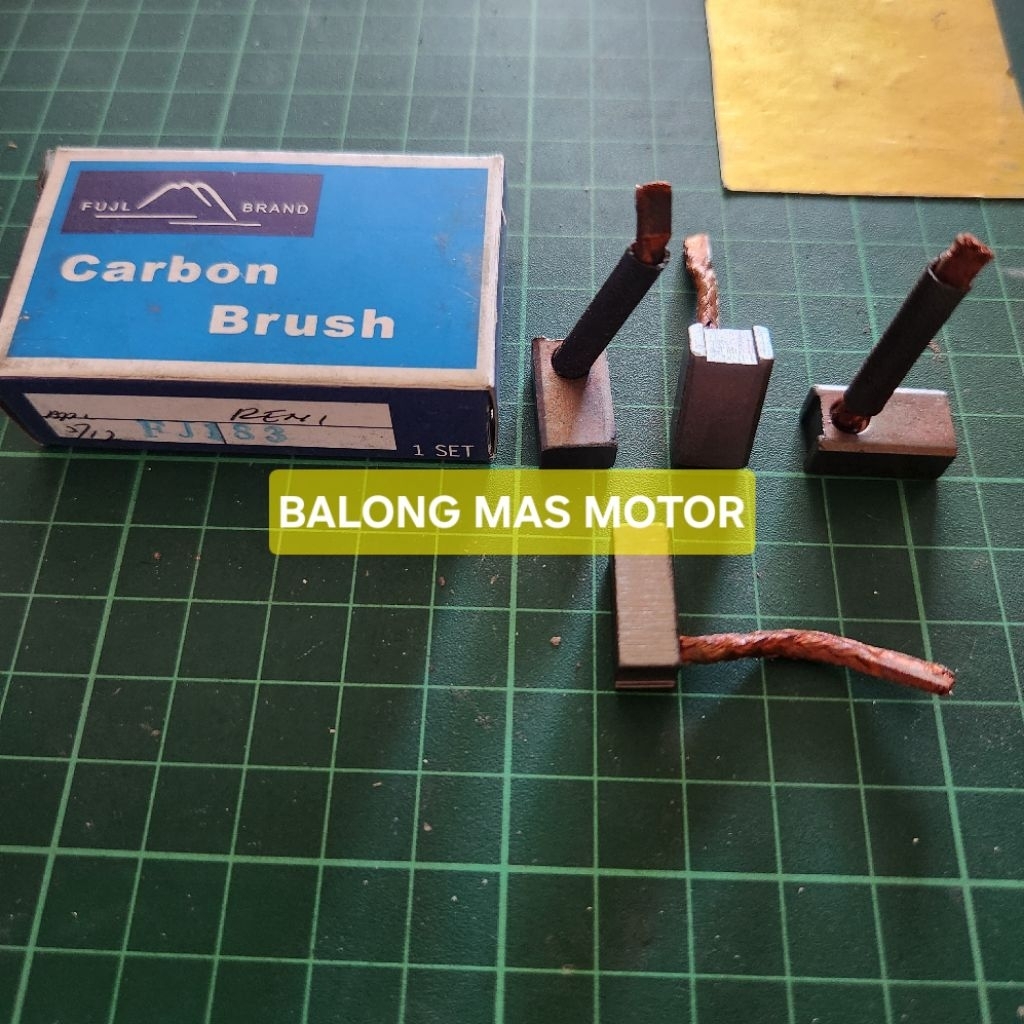 CARBON BRUSH STARTER DINAMO DAIHATSU ZEBRA S89 L300 BENSIN L032 FUTURA FUJL FJ183
