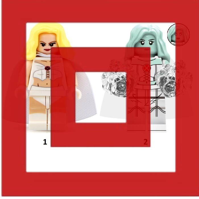 Marvel X Men White Queen Emma Frost Action Figure Mini Action Figure Mini