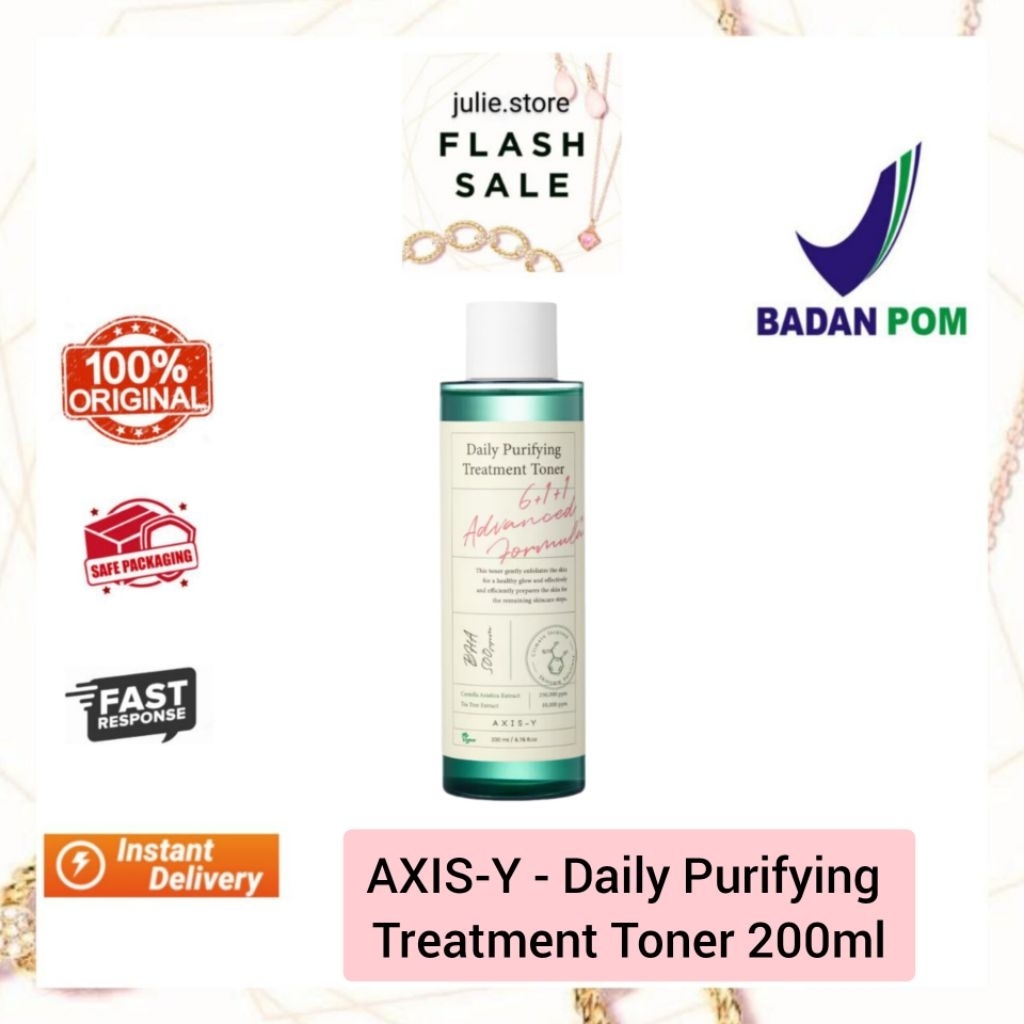 [NEW & ORI] EXP 13/02/2026 AXIS-Y - Daily Purifying Treatment Toner 200ml