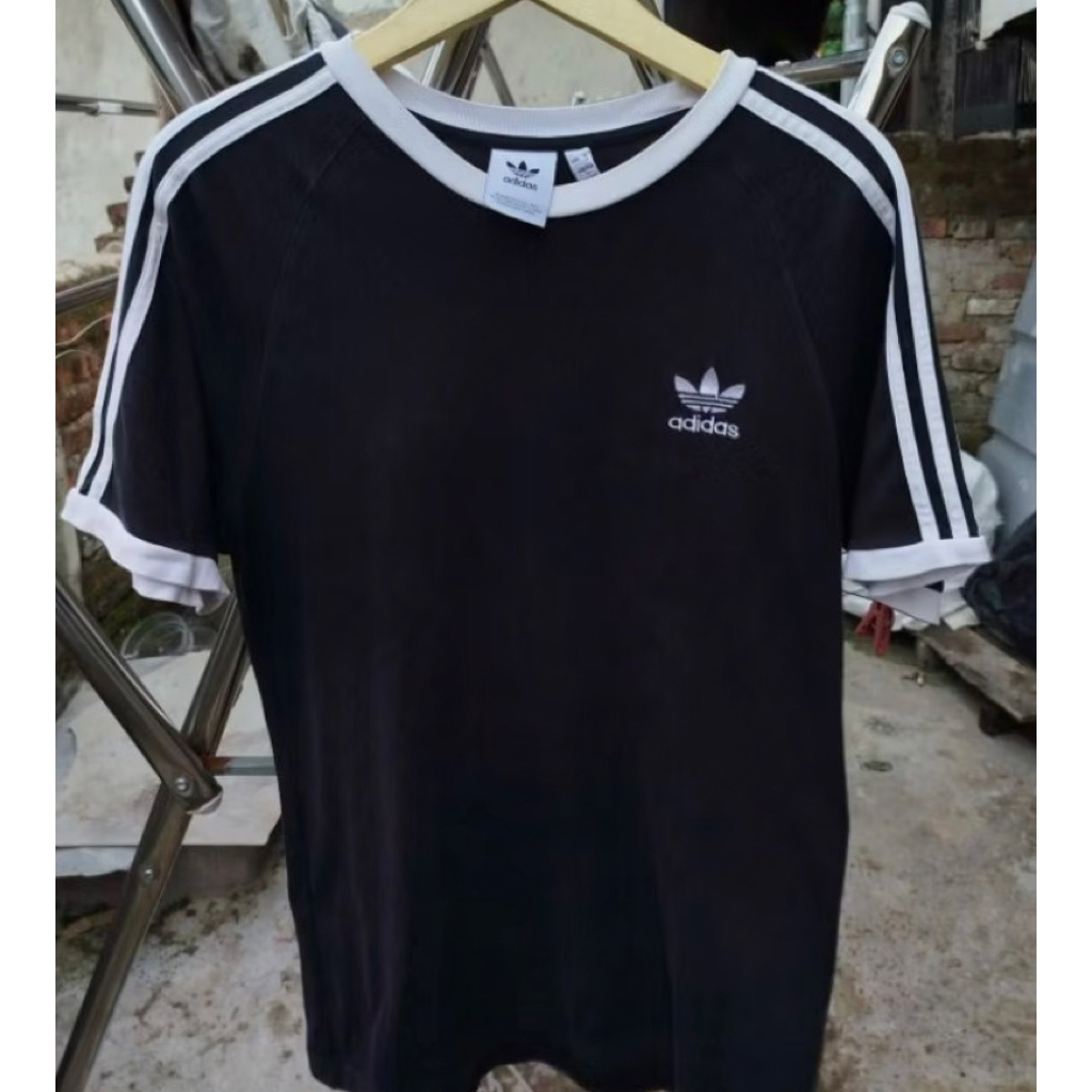 Adidas Original 3-Stripes Ringer Tee