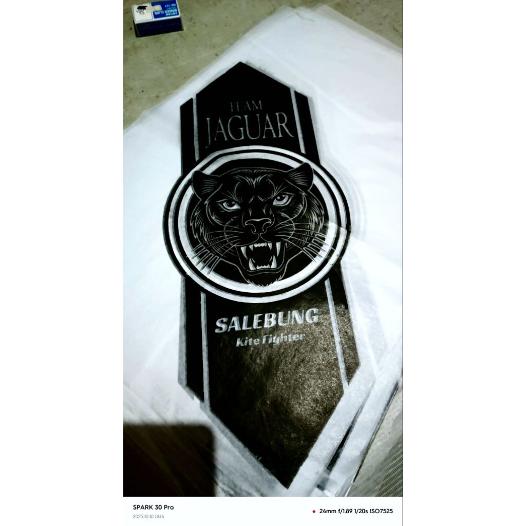 sablon kertas layangan