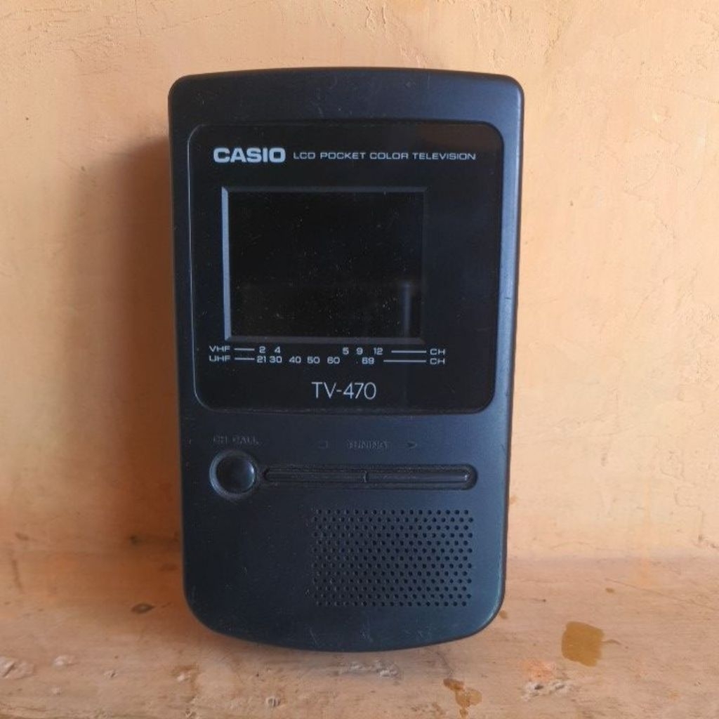 TV ANLAOG PORTABLE MINI CASIO TV-470 VINTAGE