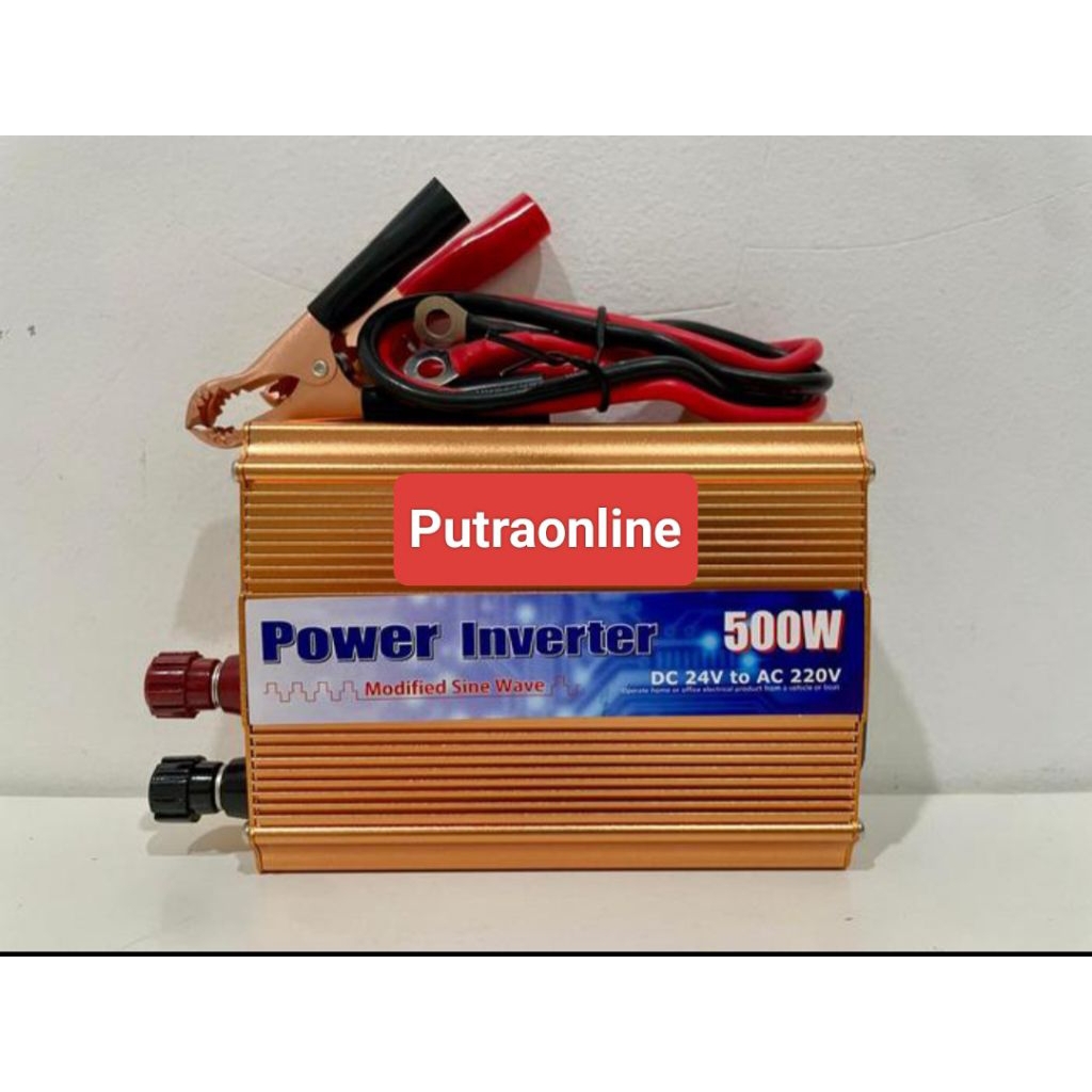 Inverter 500 Watt DC 24V to AC 220V USAT / inverter 24 Volt ke 220V 500W Usat