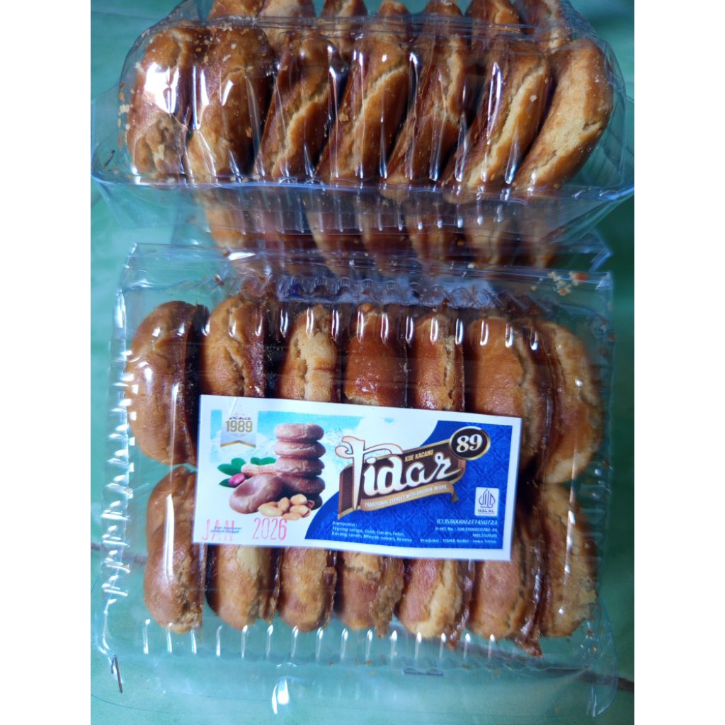 Kue kacang tidar khas Kediri pack isi 14pcs