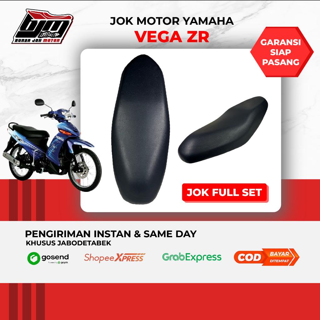 Jok motor vega zr standar & variasi komplit siap pasang I Pengiriman Instan & Sameday