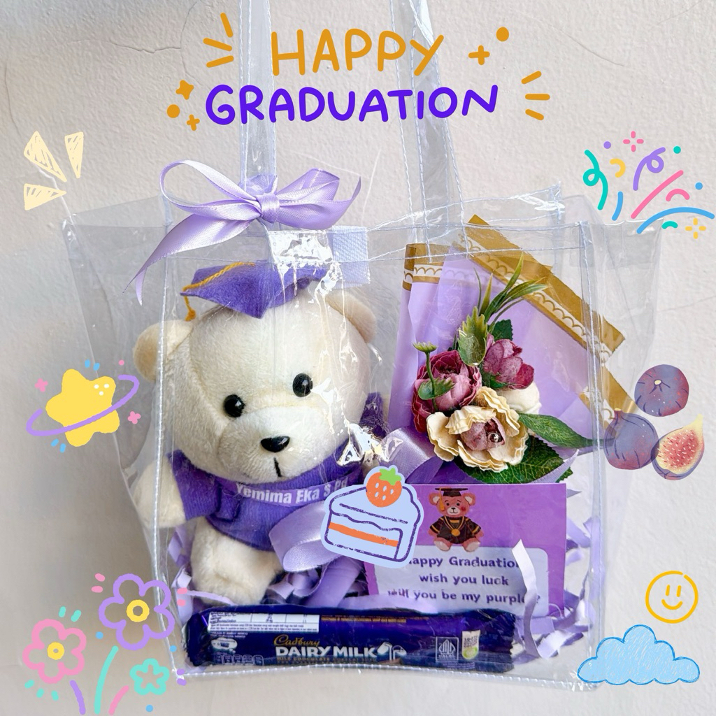 Kado Wisuda Graduation Gift / Hadiah Hampers Wisuda / Hampers Graduation Tas Wisuda