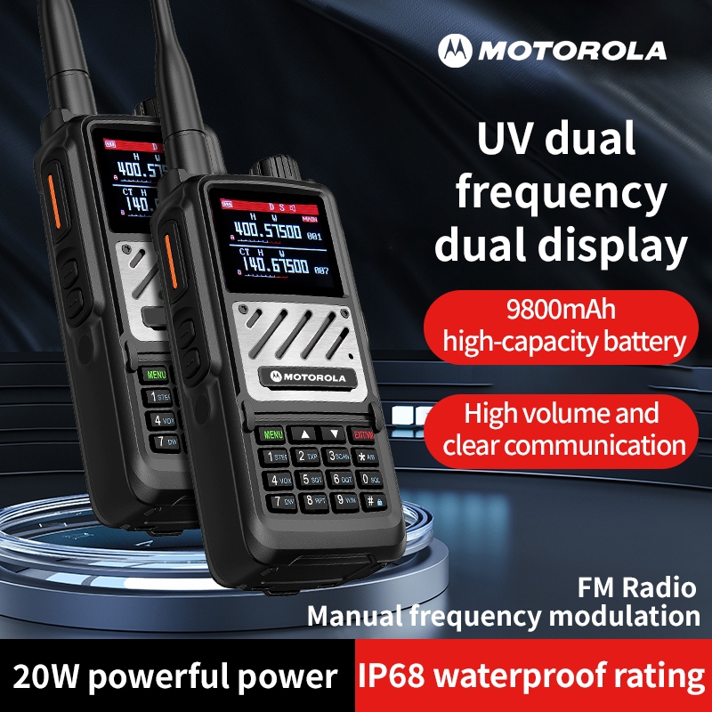 【IP68 Tahan Air】HT Motorola GT-15 walkie talkie dua arah radio jarak jauh radio walkie walkie motoro