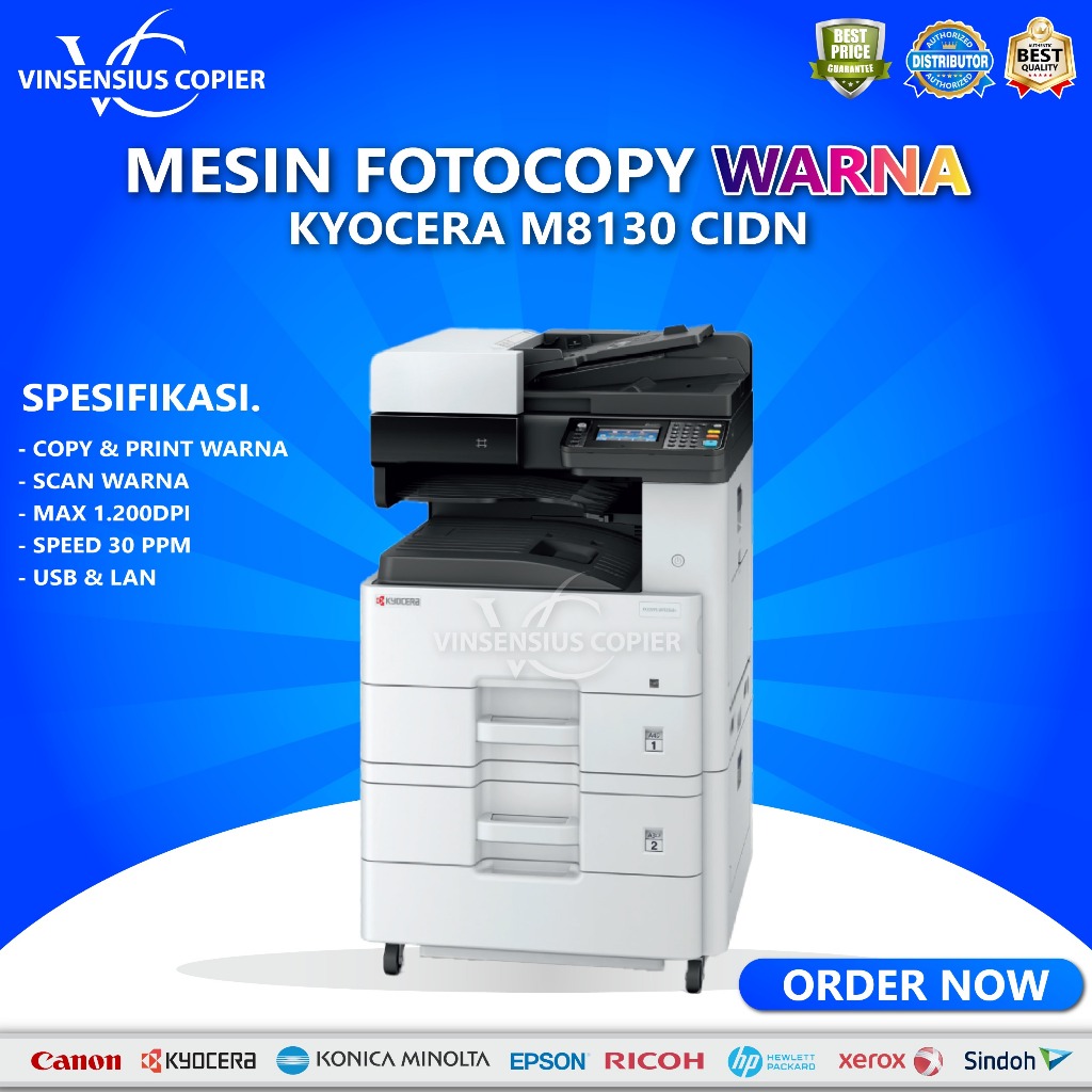 MESIN FOTOCOPY WARNA KYOCERA M8130 CIDN