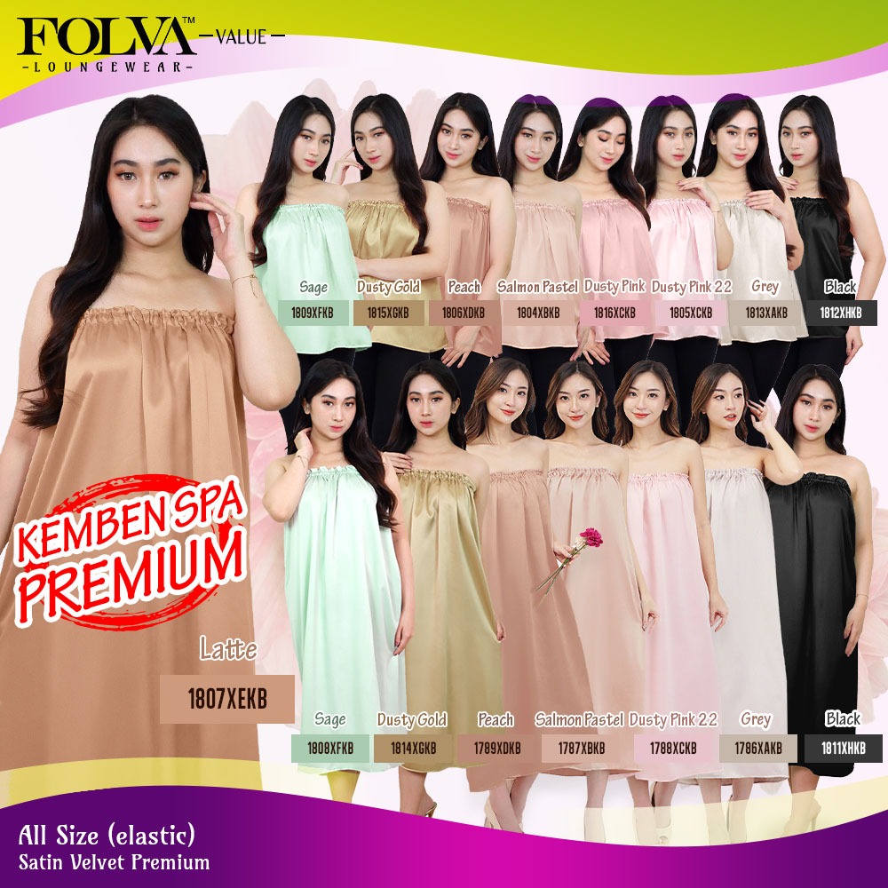 FOLVA Kemben SPA Facial Salon Satin Premium Polos