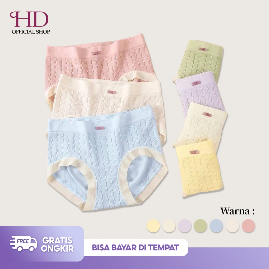 HD - Celana Dalam Pita Wanita Anti Bakteri CD Cewek CD81