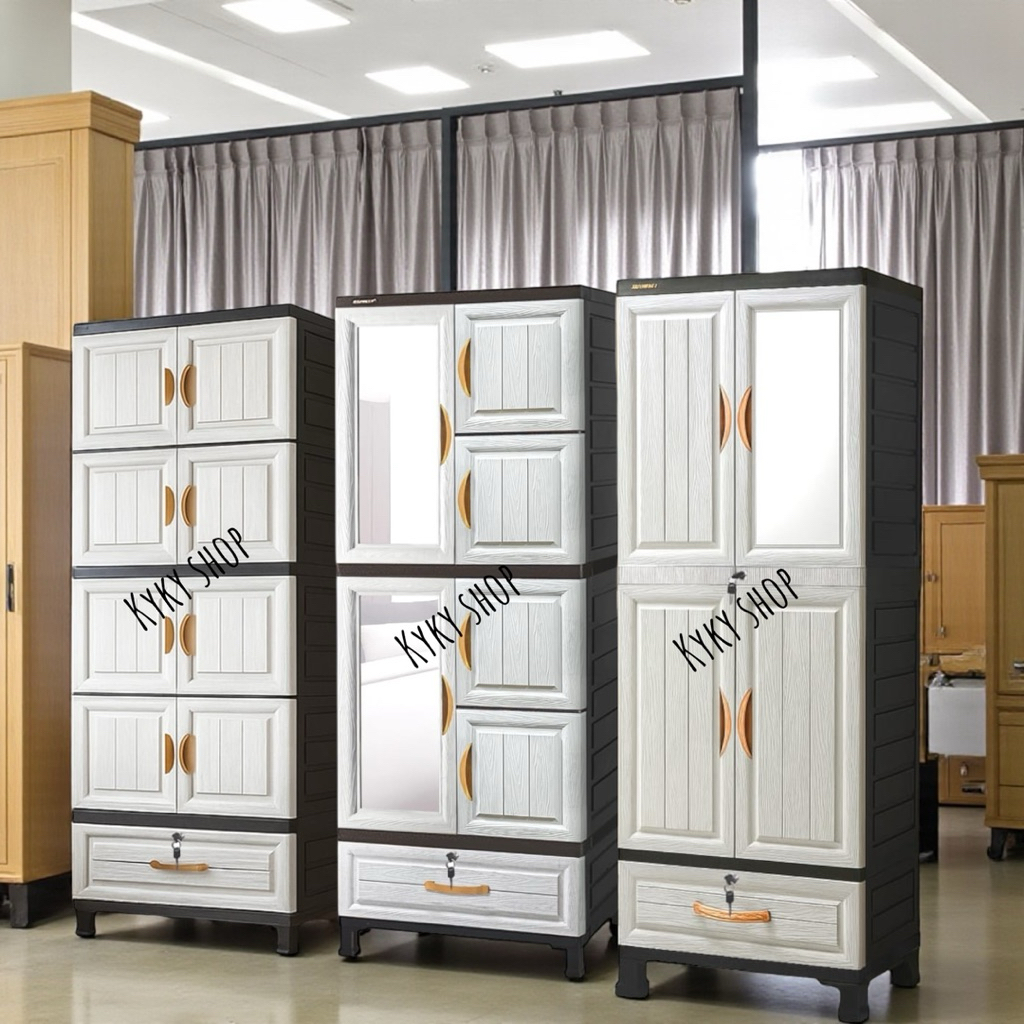 lemari plastik napolly BCBC 5.2c 4MU 1DK WOOD#MU 48D WOOD #Cabro 277 D RGC WOOD