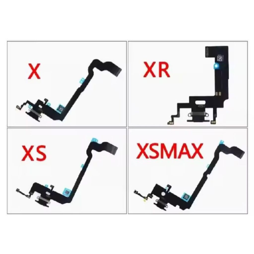 Flexible charger iphone X XS XR XS MAX konektor cas papan cas iphone X XS XR XS MAX board charger co