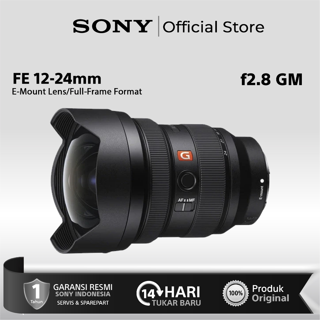 Sony Lens FE 12-24mm F2.8 GM Lensa Kamera