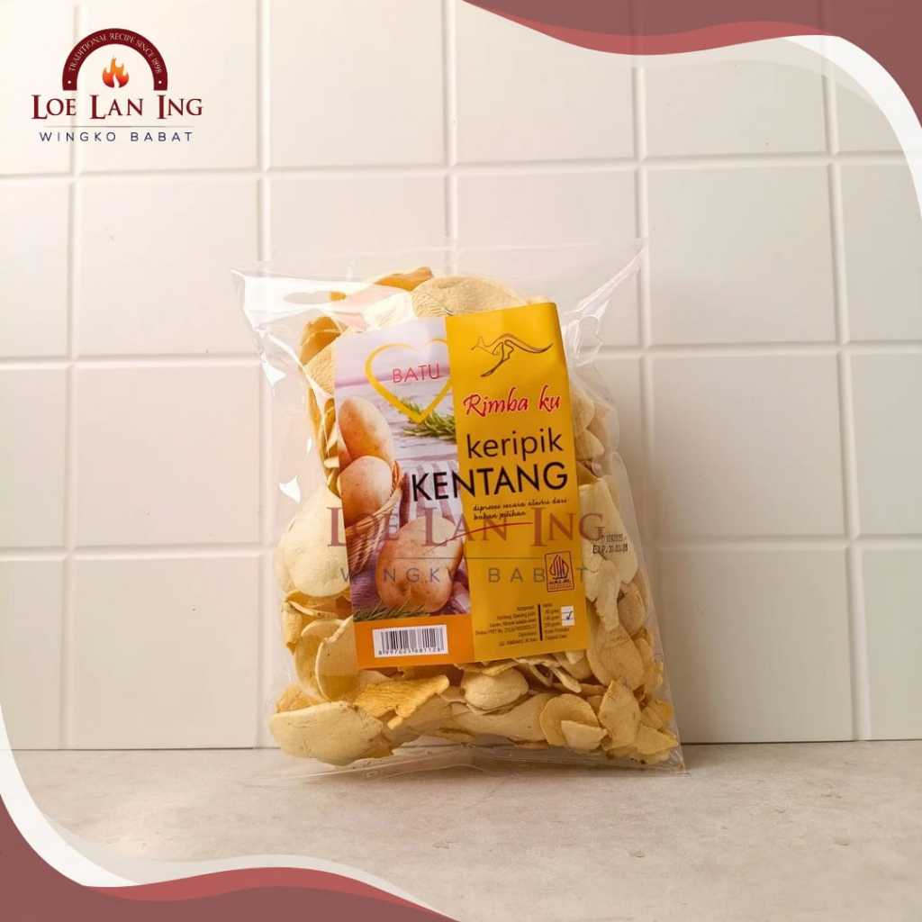 Rimbaku Keripik Kentang Batu 130Gr
