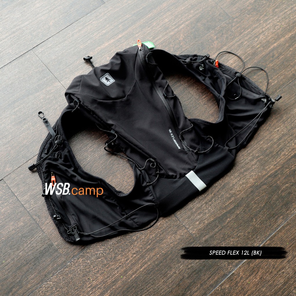 CONSINA VEST TRAIL RUN - HYDROPACK - SPEED FLEX 12L - QUEBEC - FAST RUN - STRIDE - FIT FLOW