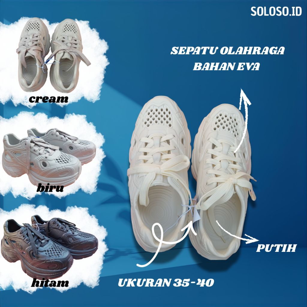 Sandal Olahraga Sneakers Wanita Bahan EVA Sandal Korean Style Sepatu Tali Nylon Sepatu Hiking Kasual