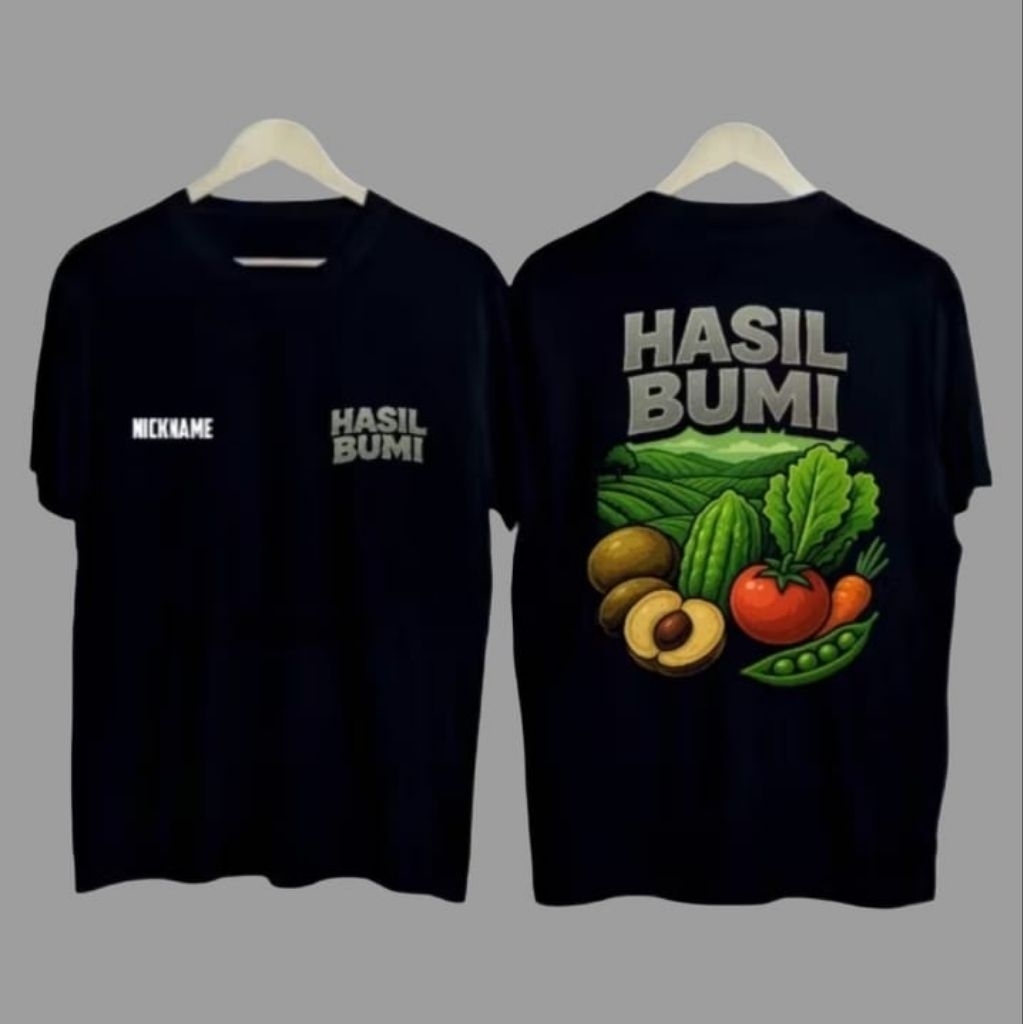 Kaos Hasil Bumi Free Nama