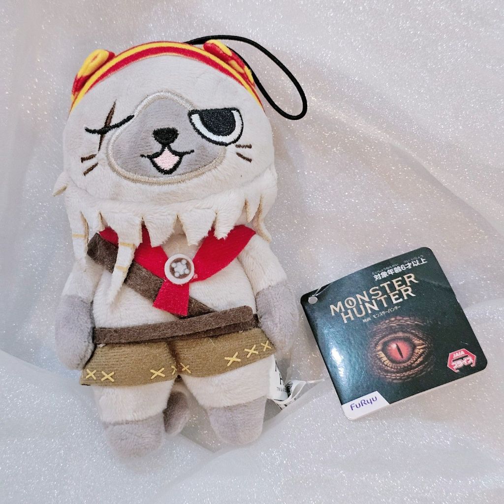 [ Random 4 ] Boneka Gantungan Tas Monster Hunter Original Furyu