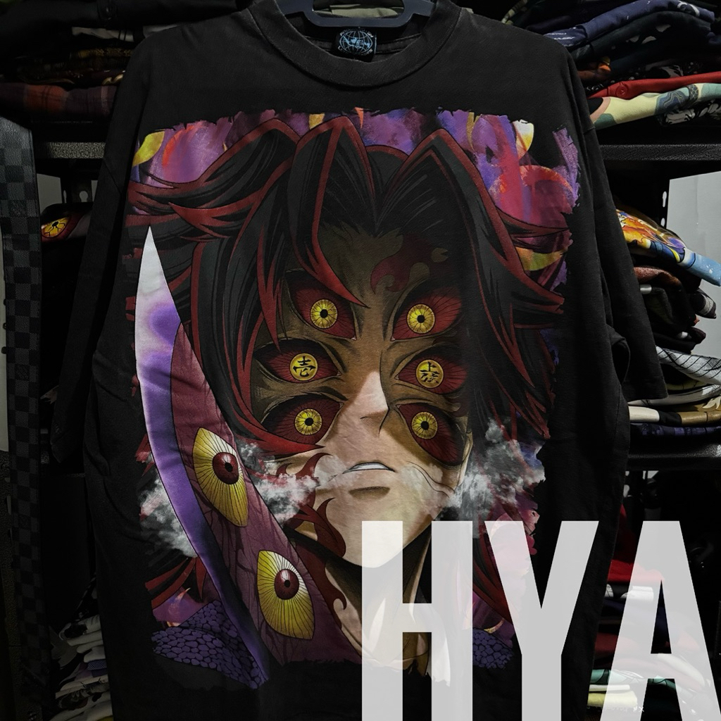 Kokushibo Bootleg T-shirt / Kaos Demon Slayer Kokushibo