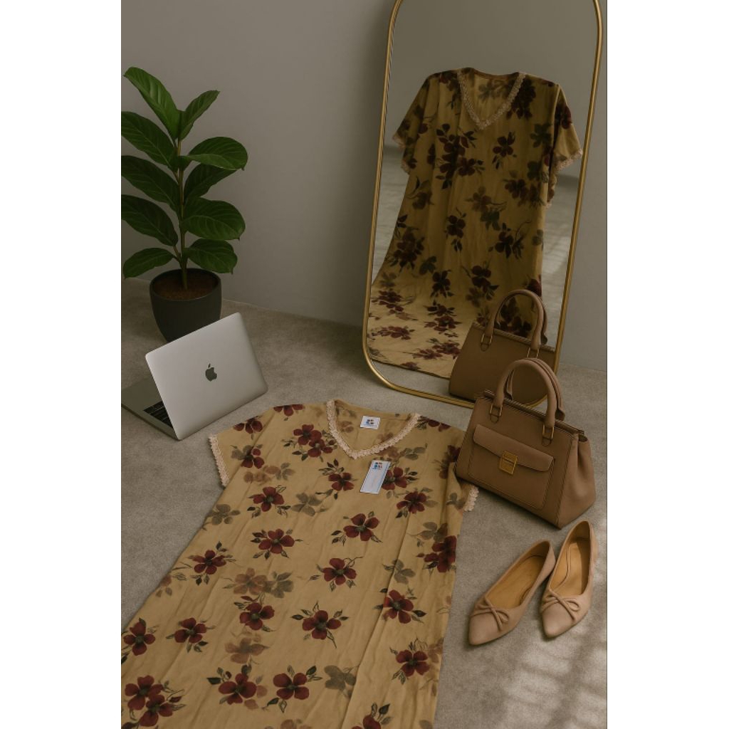 Daster Tuil Premium  Pekalongan Asli – Nyaman Dipakai, Cantik Dipandang,cocok buat sehari hari