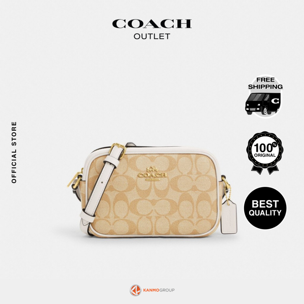 Coach Signature PVC Mini Jamie Camera Bag - Tas Selempang Wanita