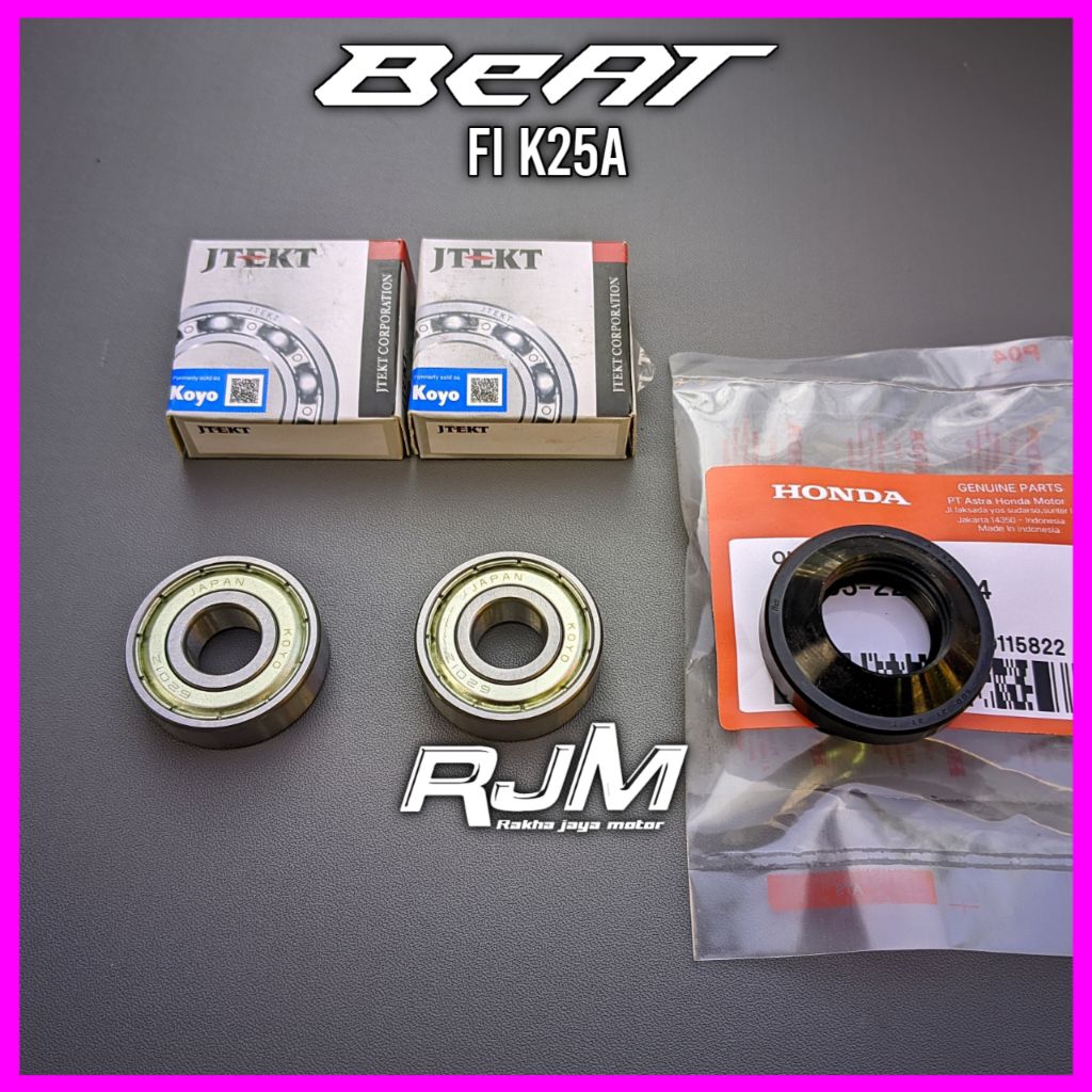 BEARING SEAL RODA DEPAN HONDA BEAT FI K25A/KARET SEAL SIL TUTUP BEARING LAHAR LAHER KLAHER VELK VELG