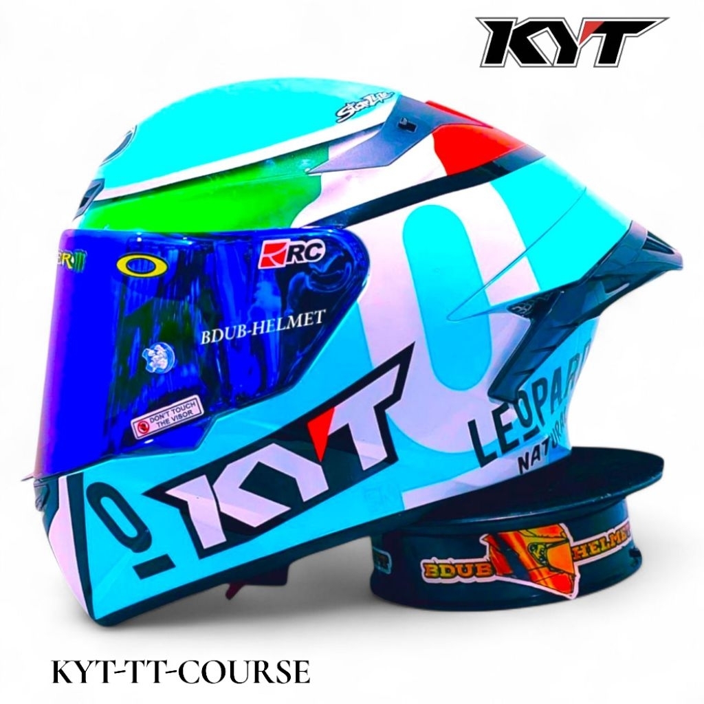 Helm KYT TT Course Dalla porta Paket ganteng spoiler 3D Original KYT