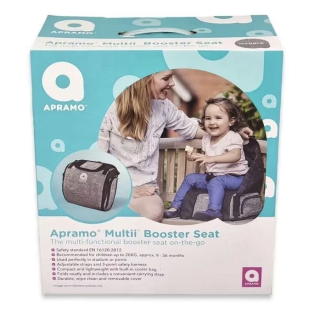 Apramo Kursi Lipat Anak Bayi Bangku Duduk Portable Travelling 2in1 Baby Dining Booster Seat Portable