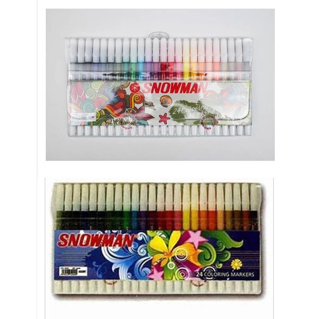 Spidol Snowman 24 Warna