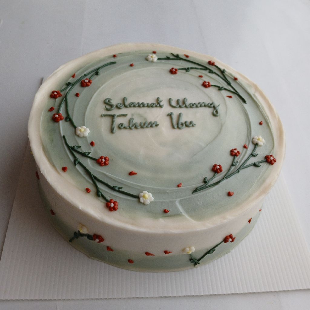 [BISA CUSTOM] KOREAN CAKE UKURAN 18CM SEMARANG