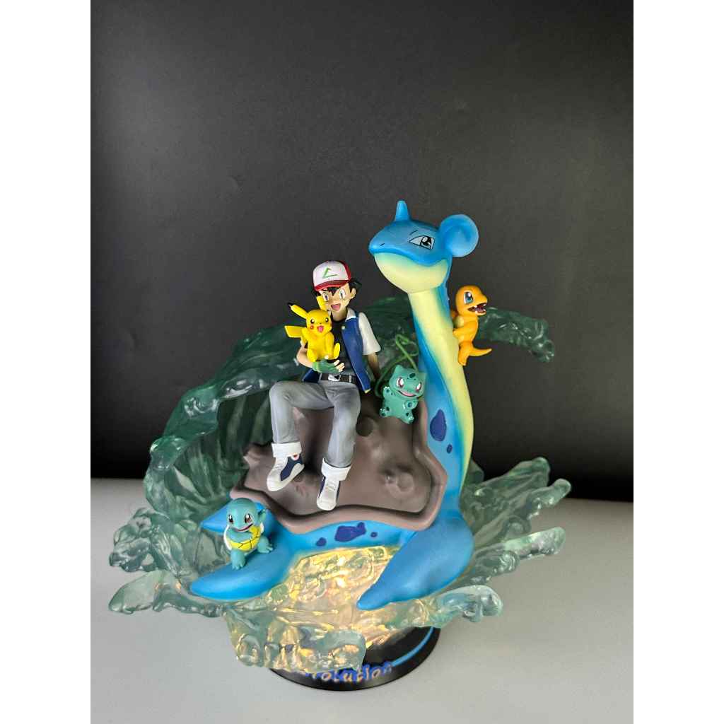 Pokemon Lapris Ash Action Figure 30CM(Luminus Glow/Menyala)