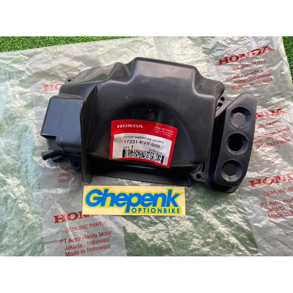 Cover Tutup Box Filter Beat Karbu Scoopy Spacy Karbu Original AHM KVY