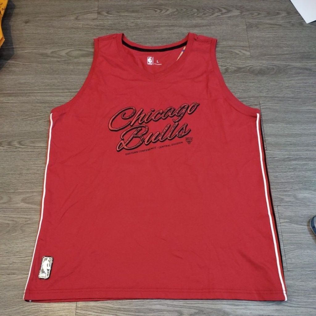 Tanktop Nba Bulls Muscle Tee Red