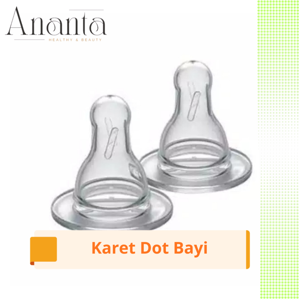 AIBAO Karet Dot Bayi SIlikon Empeng bayi Anti sedak