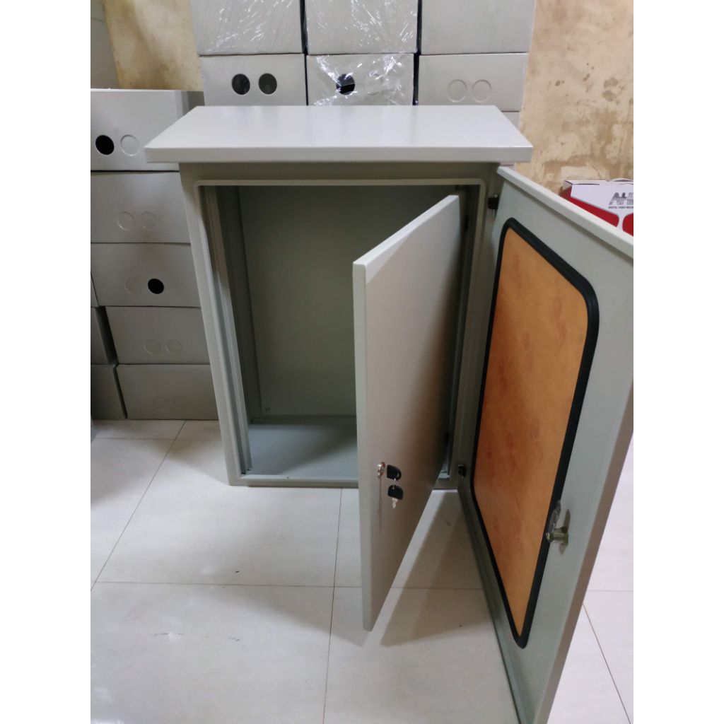 Box panel outdoor Double door 60x80 dobel pintu 80x60 60x80x25 1.2mm