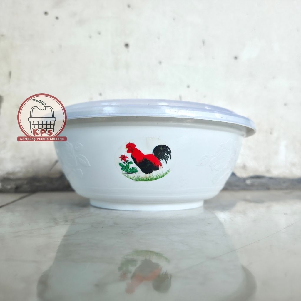MANGKOK FANNI/ MANGKOK AYAM PLASTIK TUTUP/ MANGKOK TUTUP BENING/ MANGKOK SUP