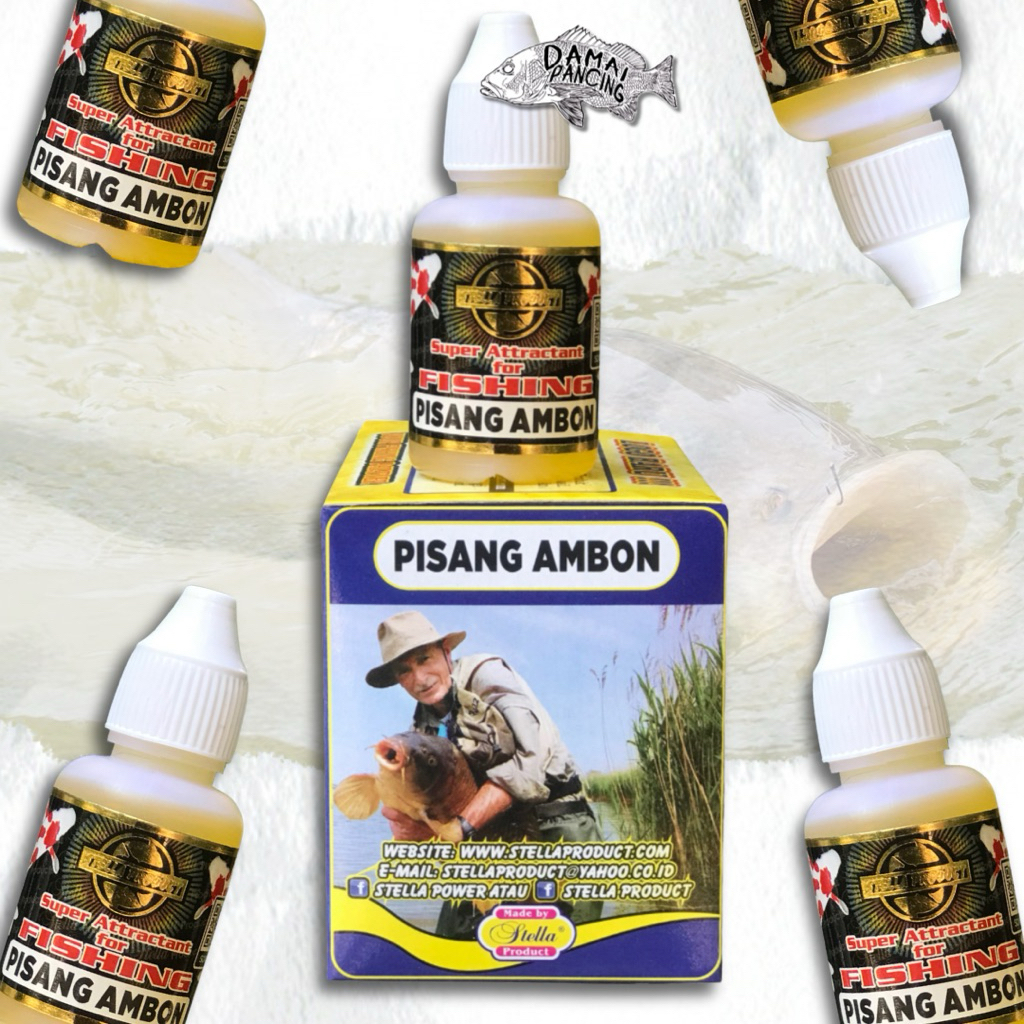 Essen Stella Pisang Ambon 30 Ml Umpan Pancing Ikan Mas Patin Nila Bandeng Gurami Bawal Lele Tawes Ba